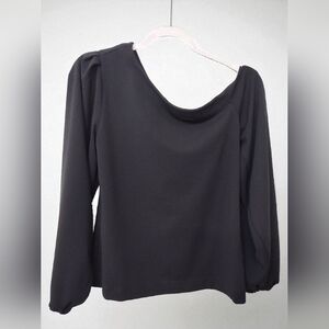 NWT Banana Republic Black Off Shoulder Top, S